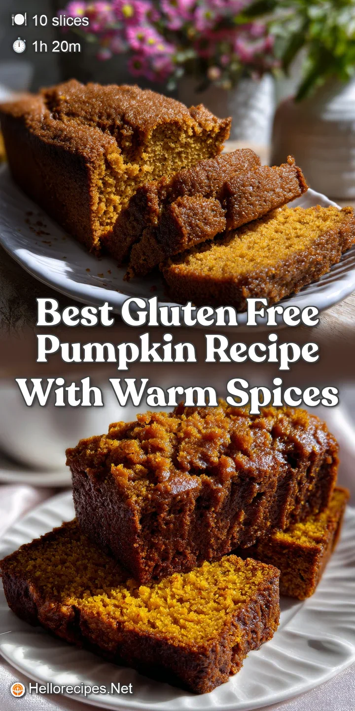 Close-up of a tender slice of pumpkin bread. The golden-brown crust contrasts with the moist, spiced interior, tempting th...