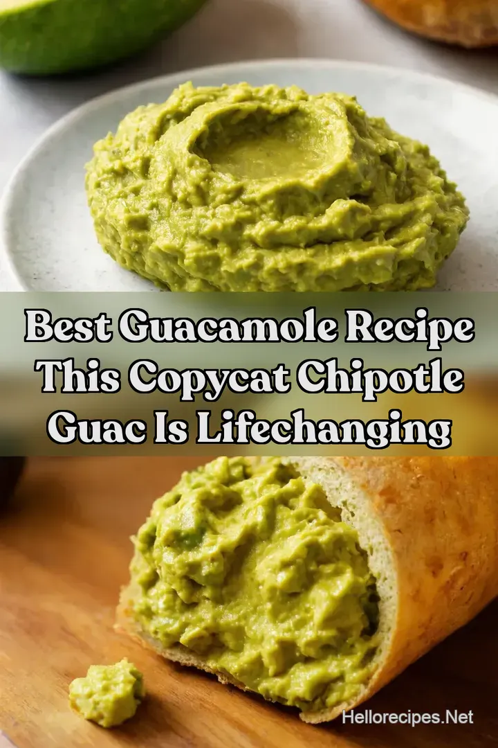 Best Guacamole Recipe This Copycat Chipotle Guac Is LifeChanging