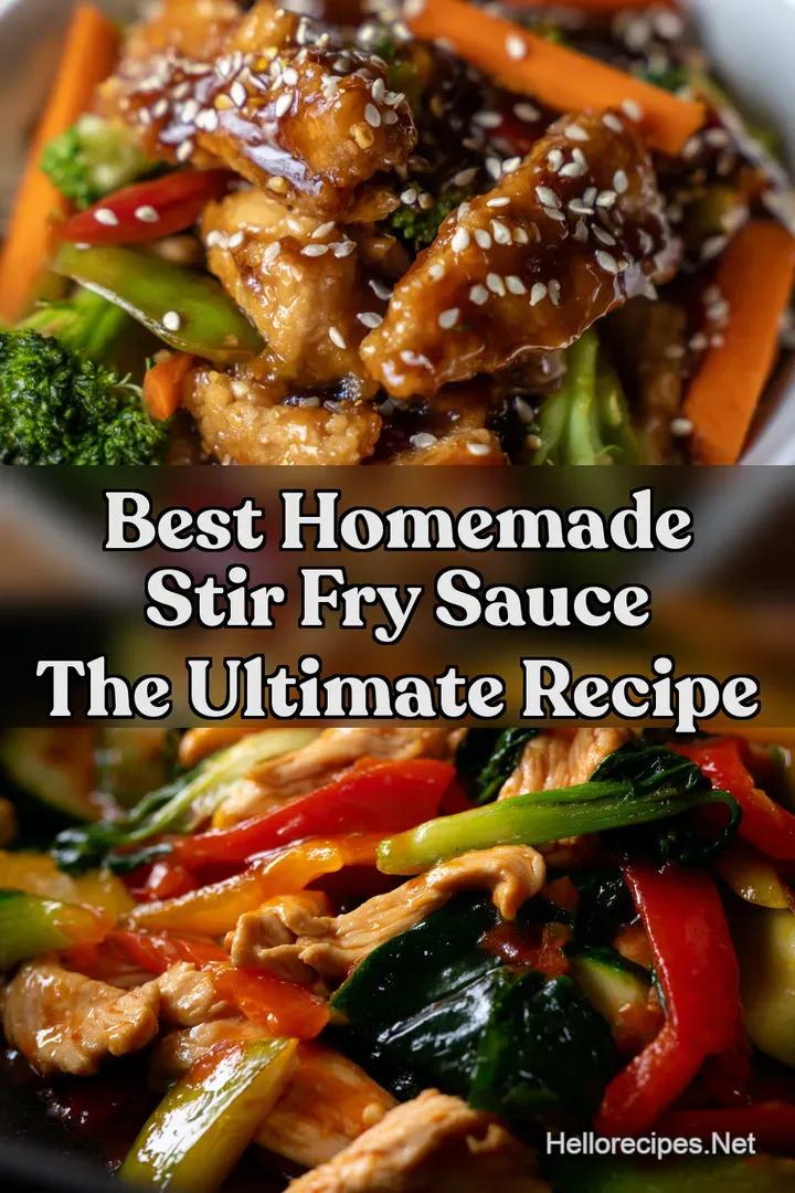 Best Homemade Stir Fry Sauce The Ultimate Recipe