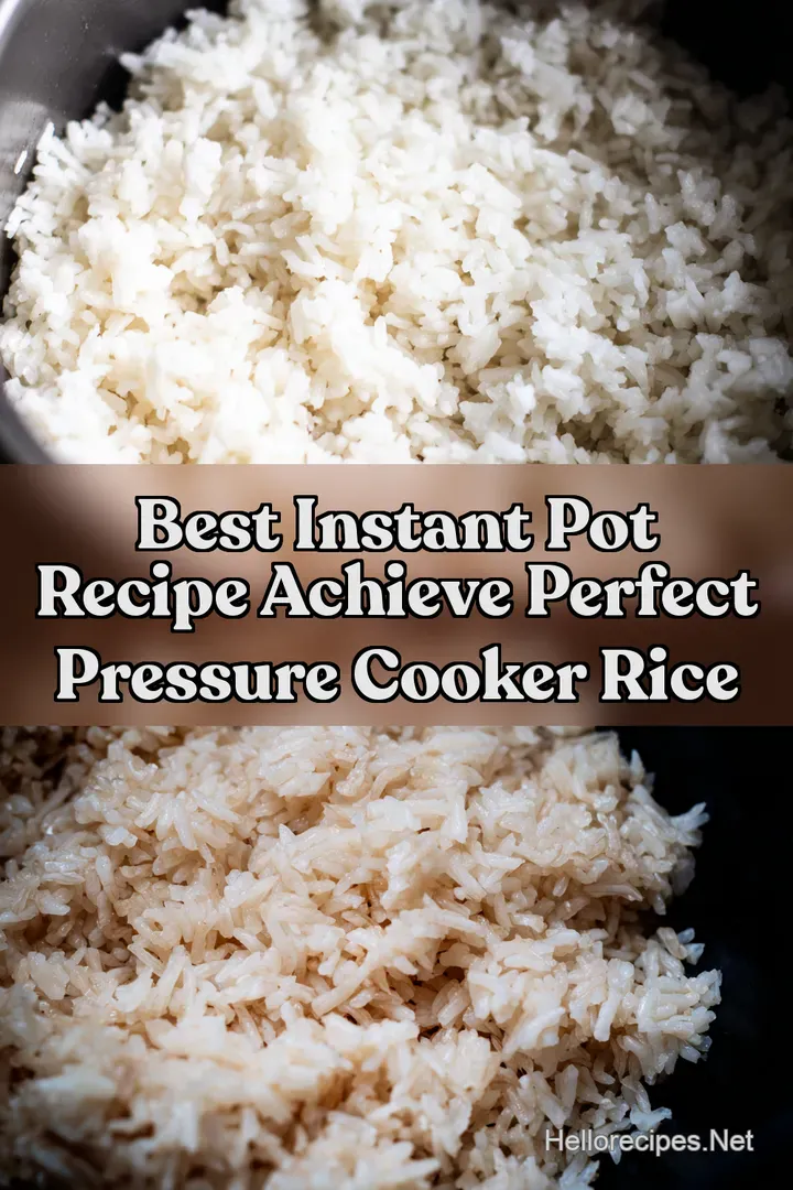 Best Instant Pot Recipe Achieve Perfect Pressure Cooker Rice : PIN FOR LATER Best Instant Pot Recipe Achieve Perfect Pressure Cooker Rice