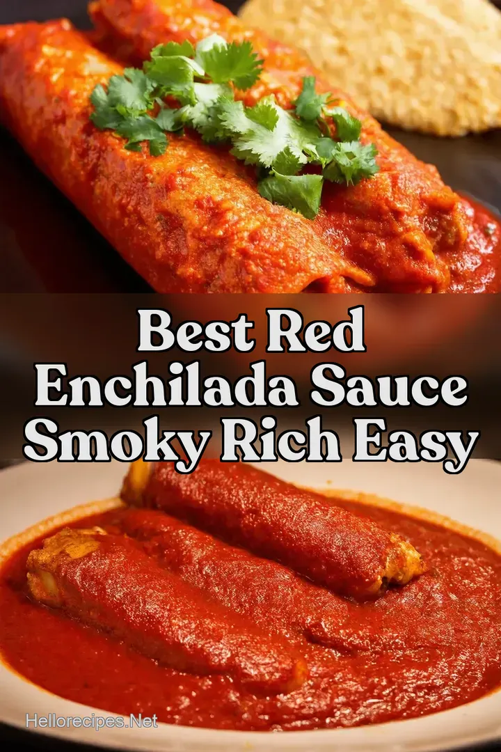 Best Red Enchilada Sauce Smoky Rich Easy : PIN FOR LATER Best Red Enchilada Sauce Smoky Rich Easy