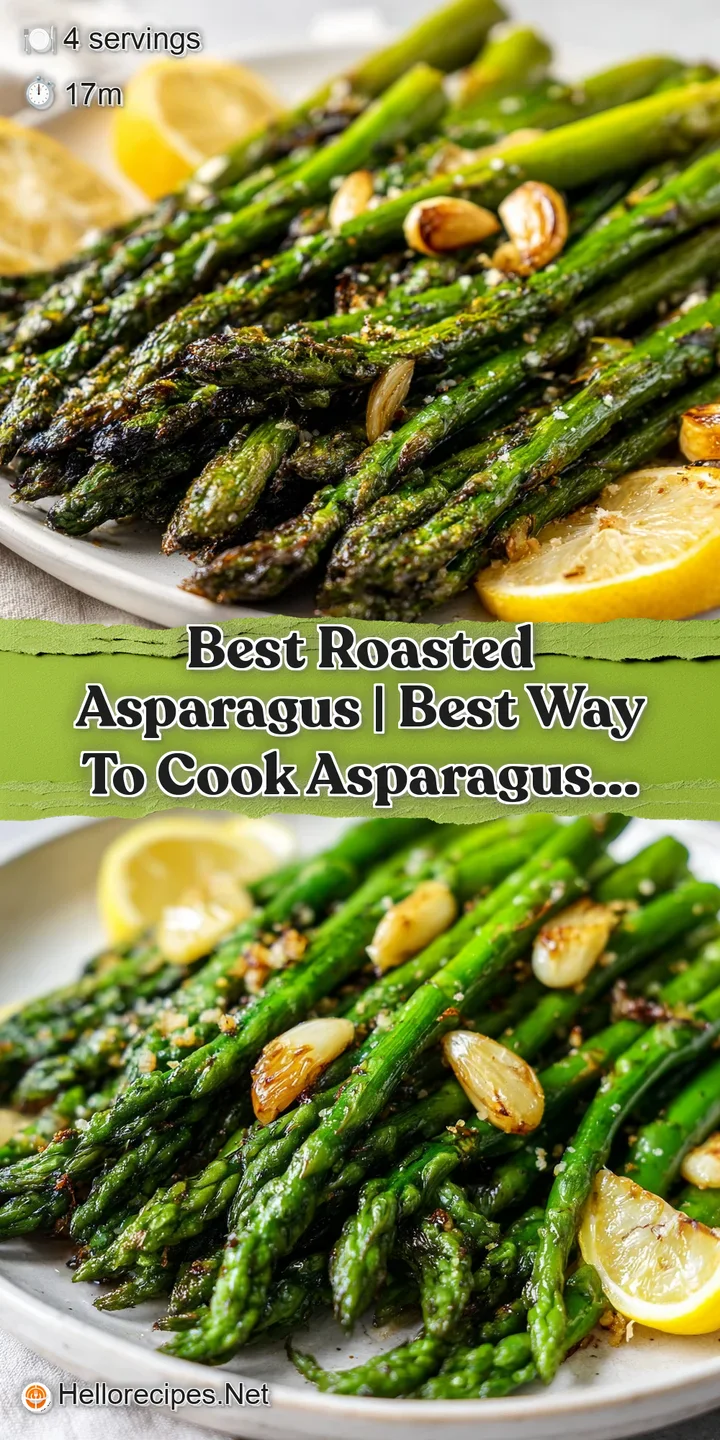 Extreme close-up of charred asparagus tips with glistening oil and visible crystals of flaky sea salt.