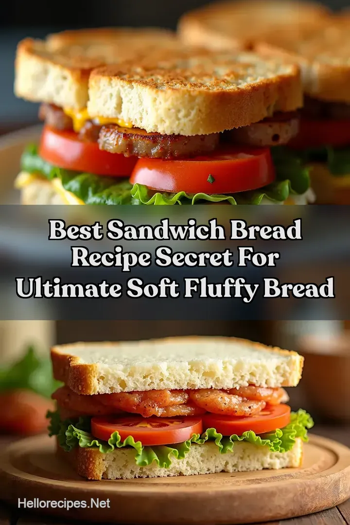 Best Sandwich Bread Recipe Secret For Ultimate Soft Fluffy Bread