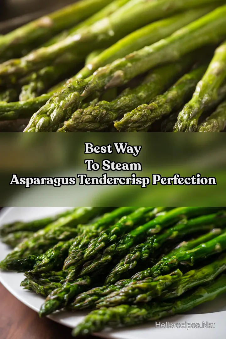 Best Way to Steam Asparagus TenderCrisp Perfection
