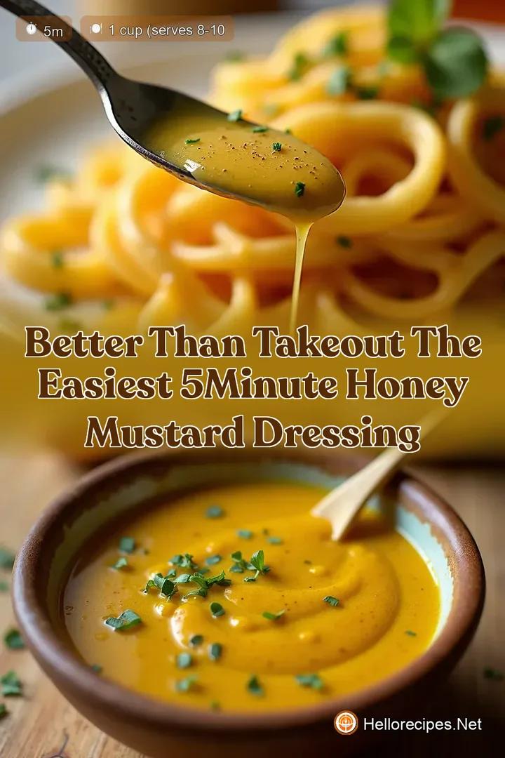 Better Than Takeout The Easiest 5Minute Honey Mustard Dressing