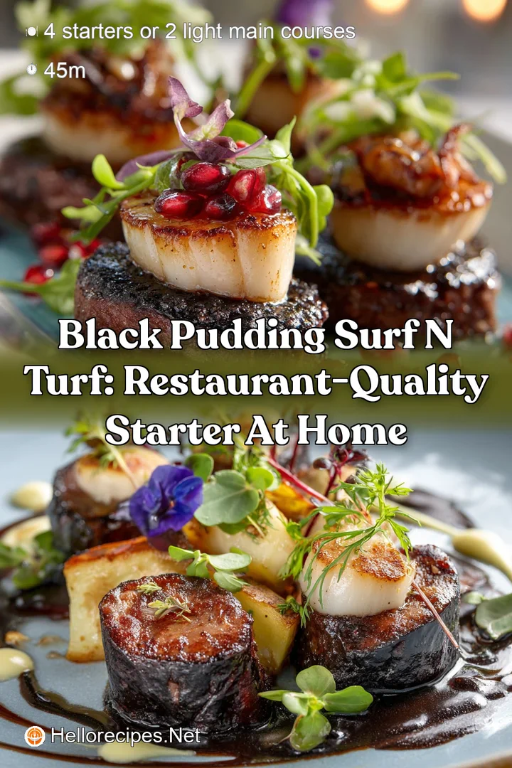 Black Pudding Surf n Turf: Restaurant-Quality Starter at Home