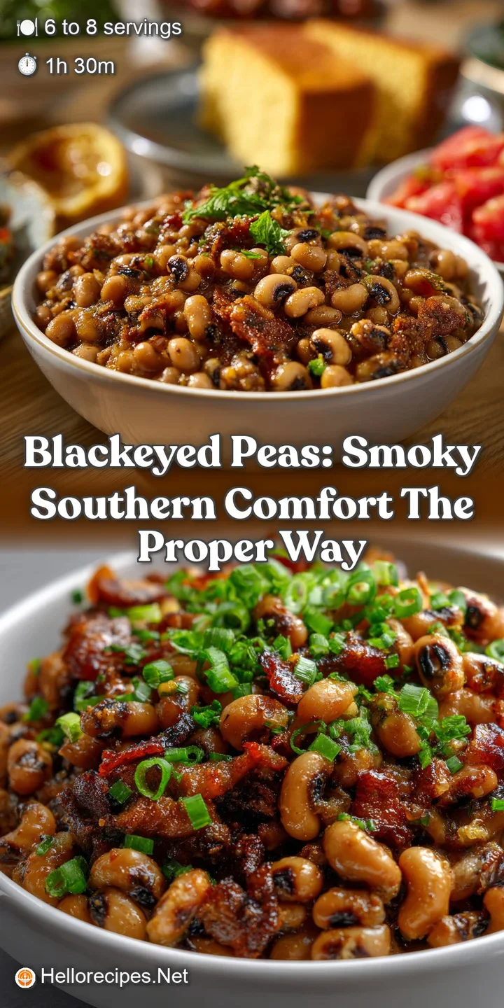 BlackEyed Peas: Smoky Southern Comfort the Proper Way