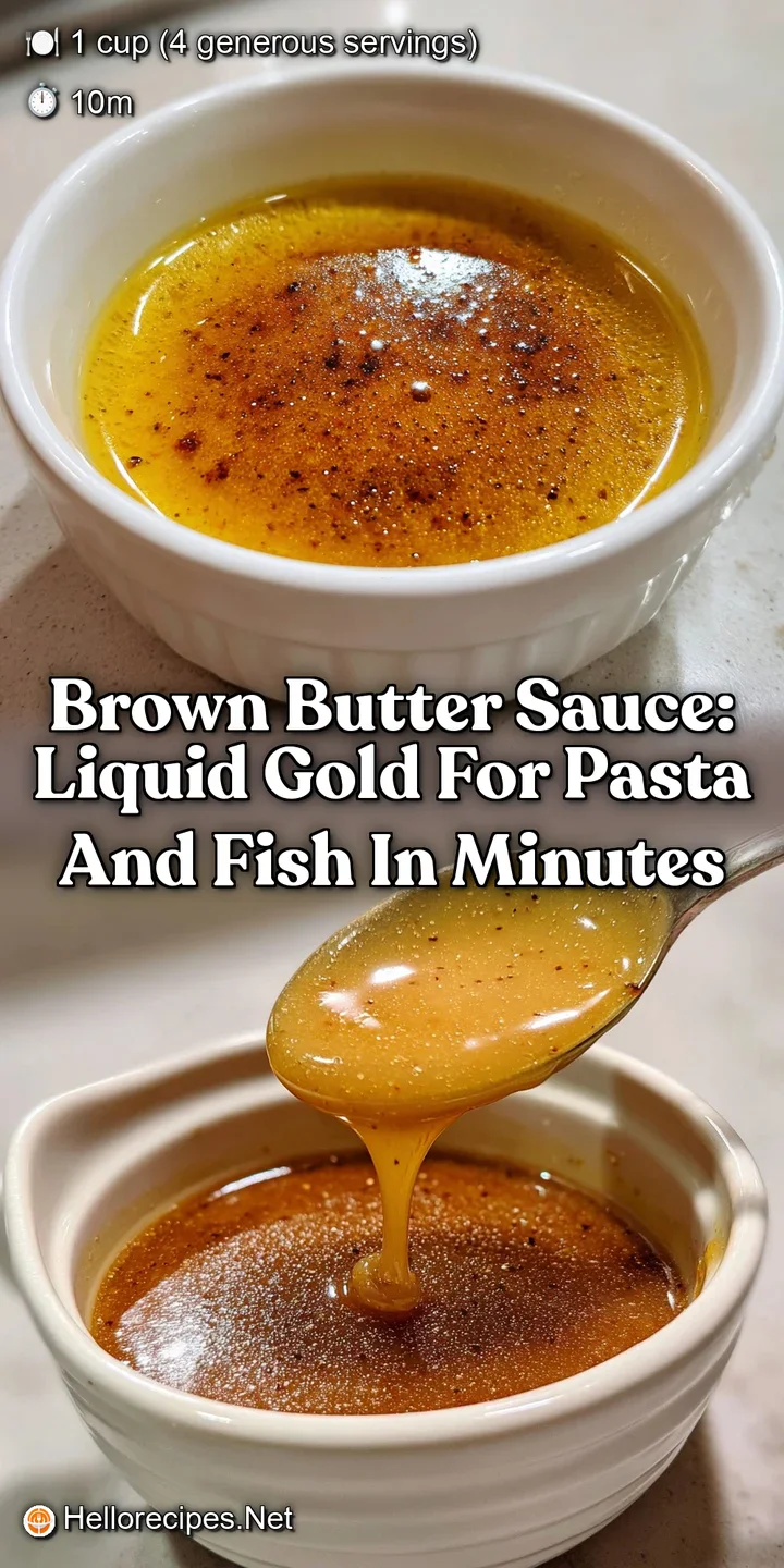 Brown Butter Sauce: Liquid Gold for Pasta and Fish in Minutes