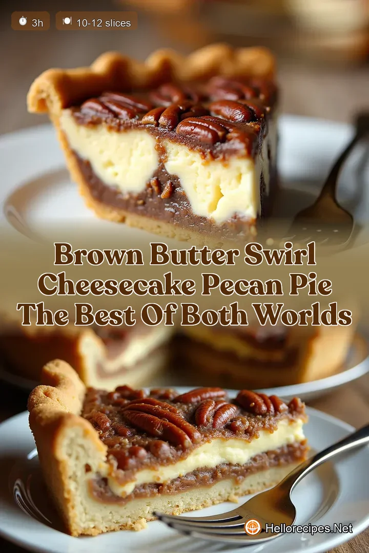 Brown Butter Swirl Cheesecake Pecan Pie The Best of Both Worlds