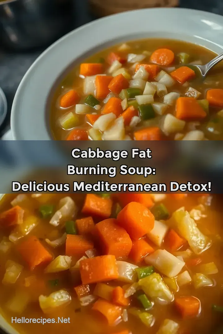 Cabbage Fat Burning Soup: Delicious Mediterranean Detox!