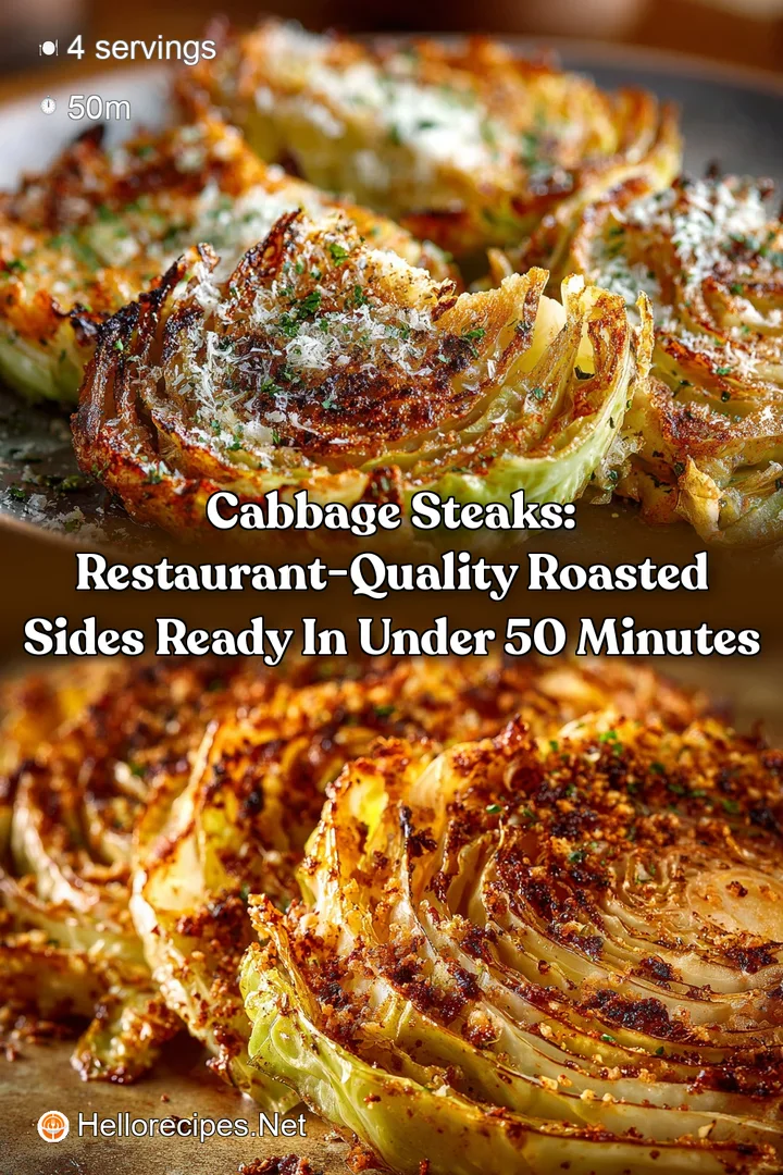 Cabbage Steaks: Restaurant-Quality Roasted Sides Ready in Under 50 Minutes