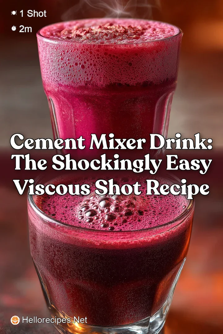 Cement Mixer Drink: The Shockingly Easy Viscous Shot Recipe