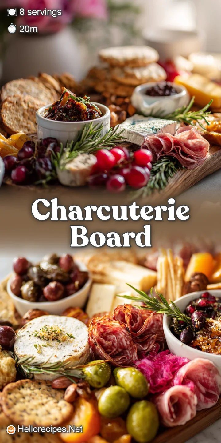 Close-up of creamy brie with golden, bubbly top, drizzled with amber honey on a shared charcuterie board.