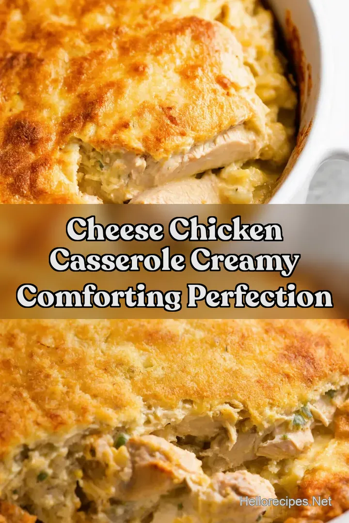 Cheese Chicken Casserole Creamy Comforting Perfection