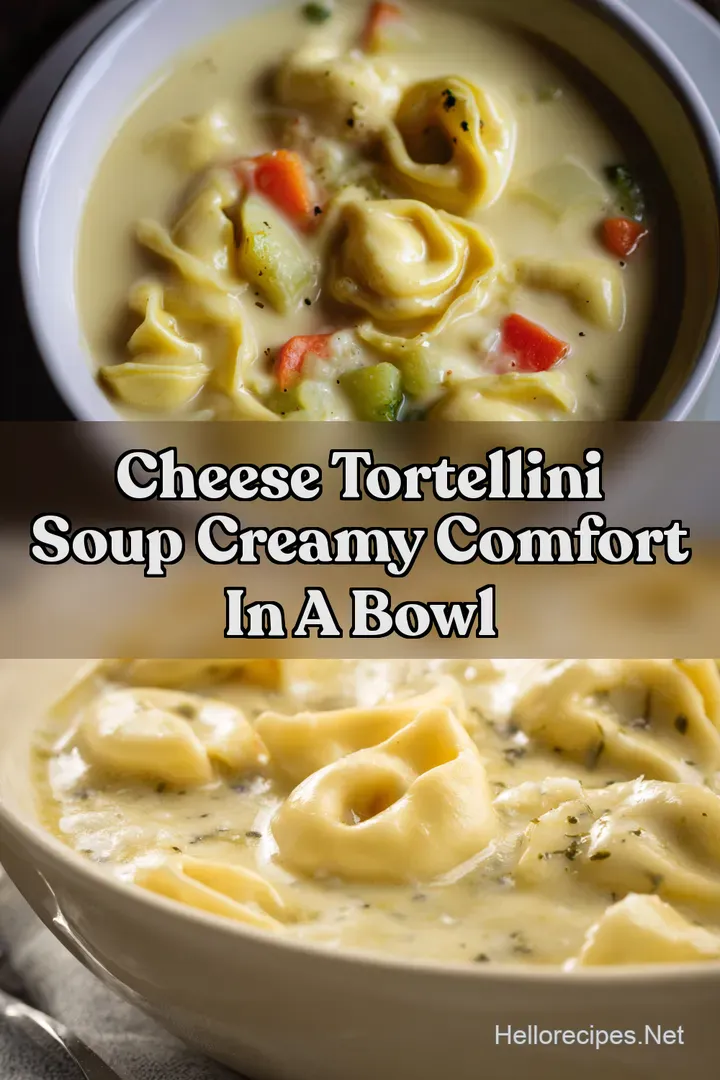 Cheese Tortellini Soup Creamy Comfort in a Bowl
