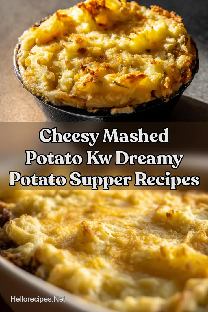 Cheesy Mashed Potato kw Dreamy Potato Supper Recipes