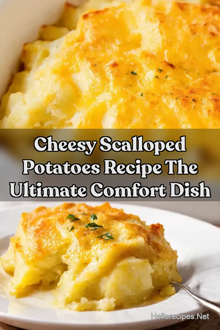 Cheesy Scalloped Potatoes Recipe The Ultimate Comfort Dish