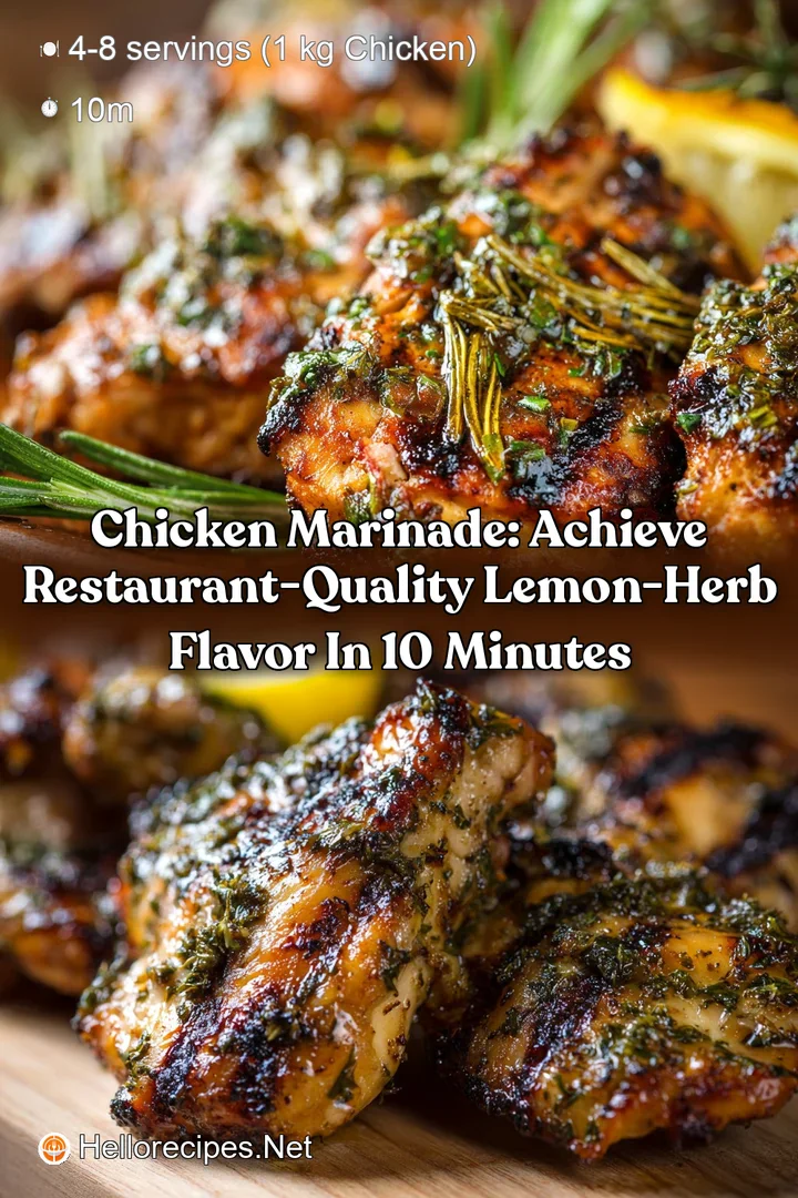 Chicken Marinade: Achieve Restaurant-Quality Lemon-Herb Flavor in 10 Minutes