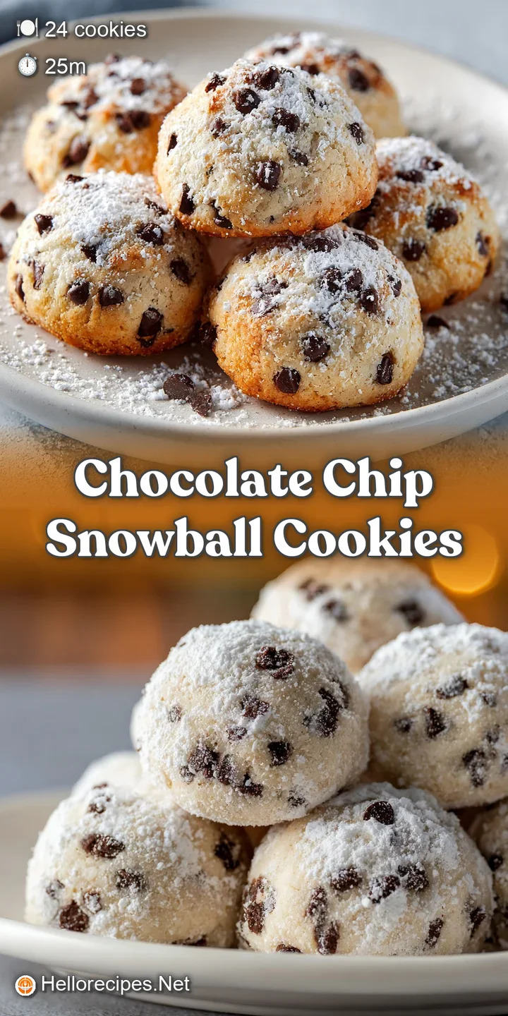 Close-up of a cracked snowball cookie reveals its tender, golden interior, dusted with a blanket of sweet, sugary snow.