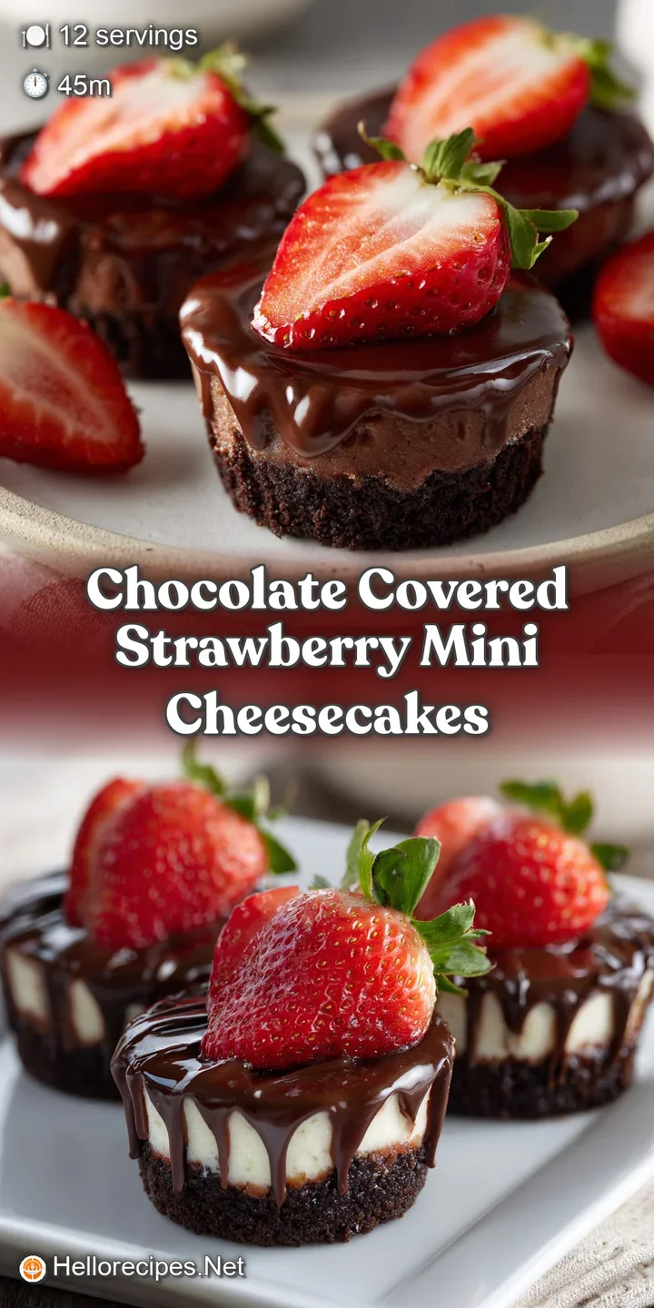 Close-up of a chocolate-covered strawberry cheesecake with a glistening, dark chocolate shell and a juicy, red strawberry ...