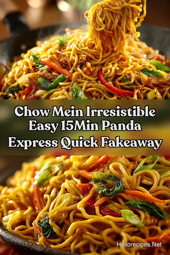Chow Mein Irresistible Easy 15min Panda Express Quick Fakeaway