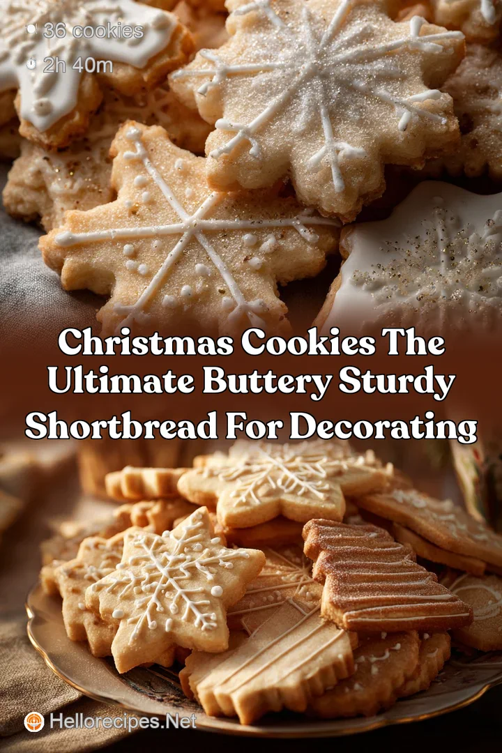 Christmas Cookies The Ultimate Buttery Sturdy Shortbread for Decorating