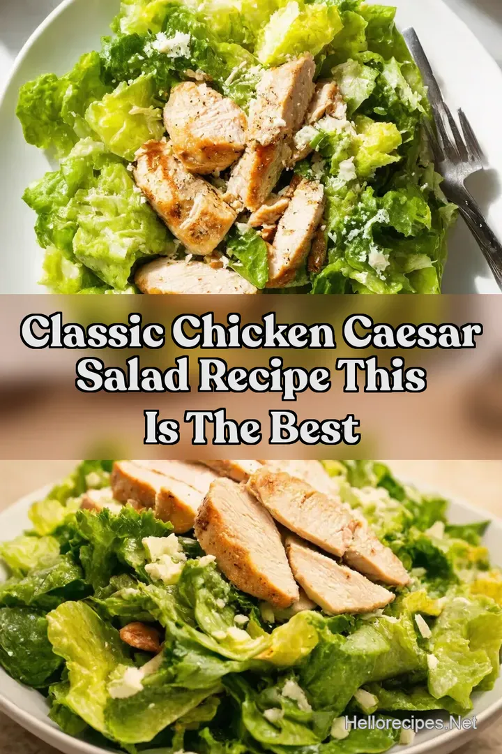 Classic Chicken Caesar Salad Recipe This Is The Best