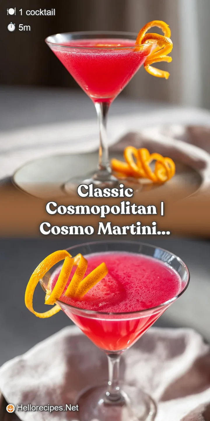 Close-up of a translucent pink cocktail with fine condensation on the glass and a fresh, zesty orange peel garnish.
