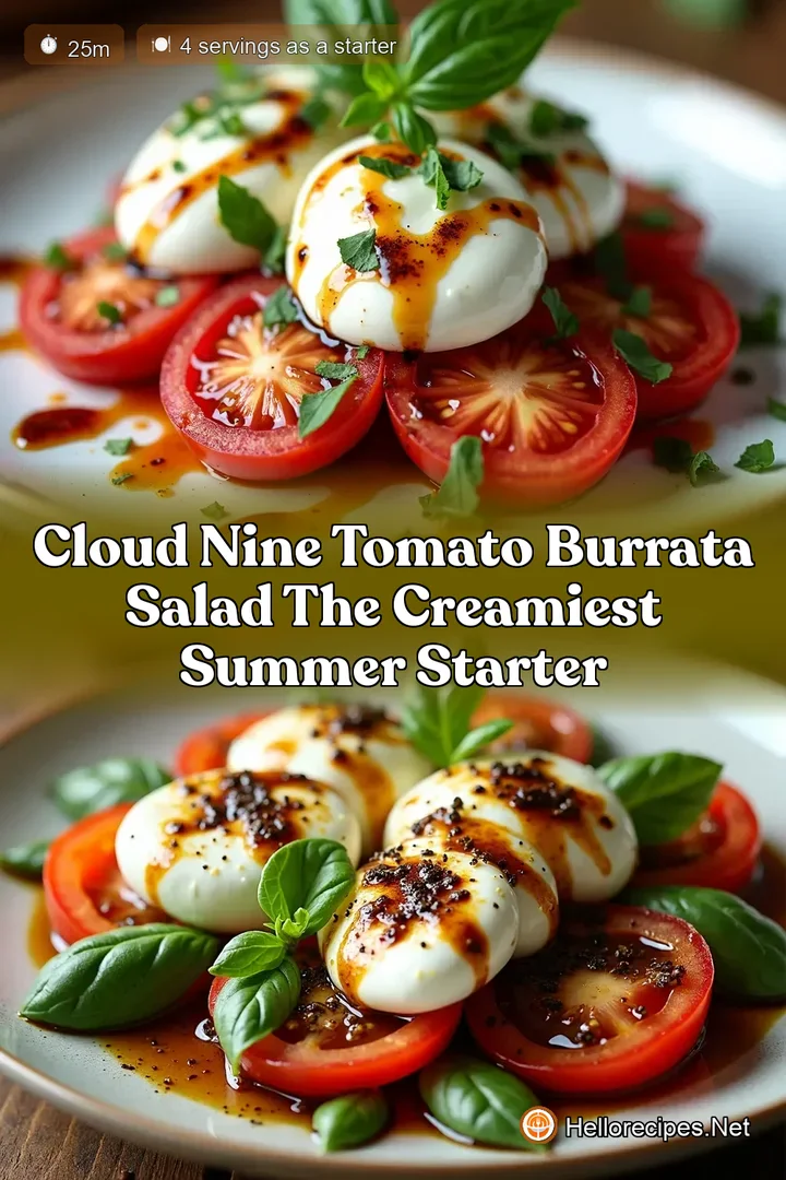 Cloud Nine Tomato Burrata Salad The Creamiest Summer Starter