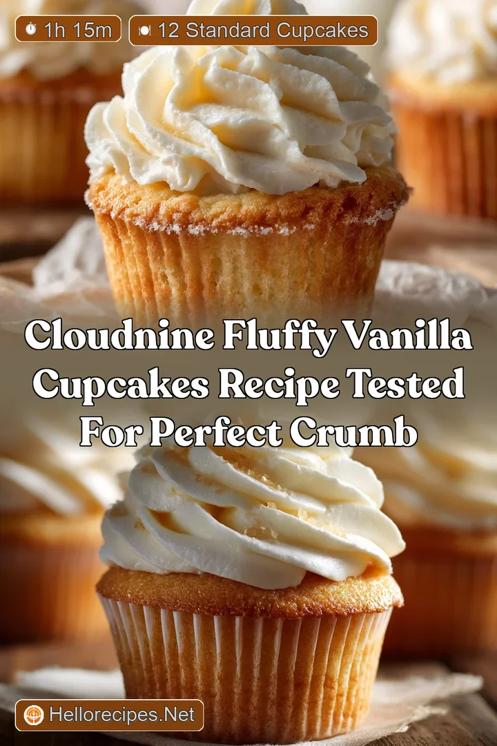 CloudNine Fluffy Vanilla Cupcakes Recipe Tested for Perfect Crumb