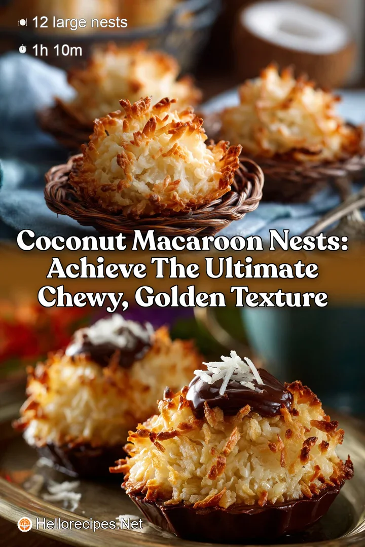 Coconut Macaroon Nests: Achieve the Ultimate Chewy Golden Texture