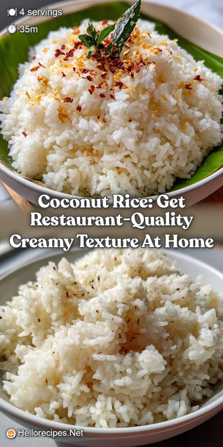 Coconut Rice: Get Restaurant-Quality Creamy Texture at Home