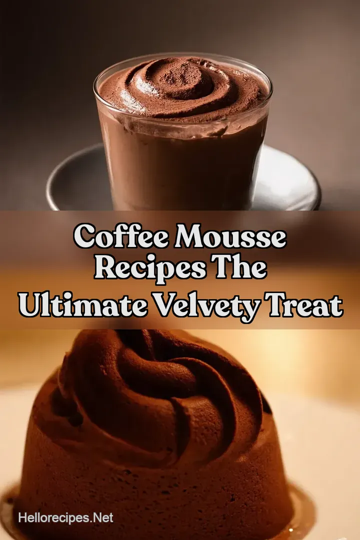 Coffee Mousse Recipes The Ultimate Velvety Treat