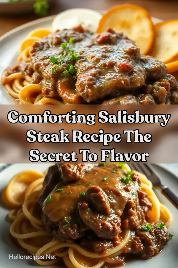 Comforting Salisbury Steak Recipe The Secret To Flavor