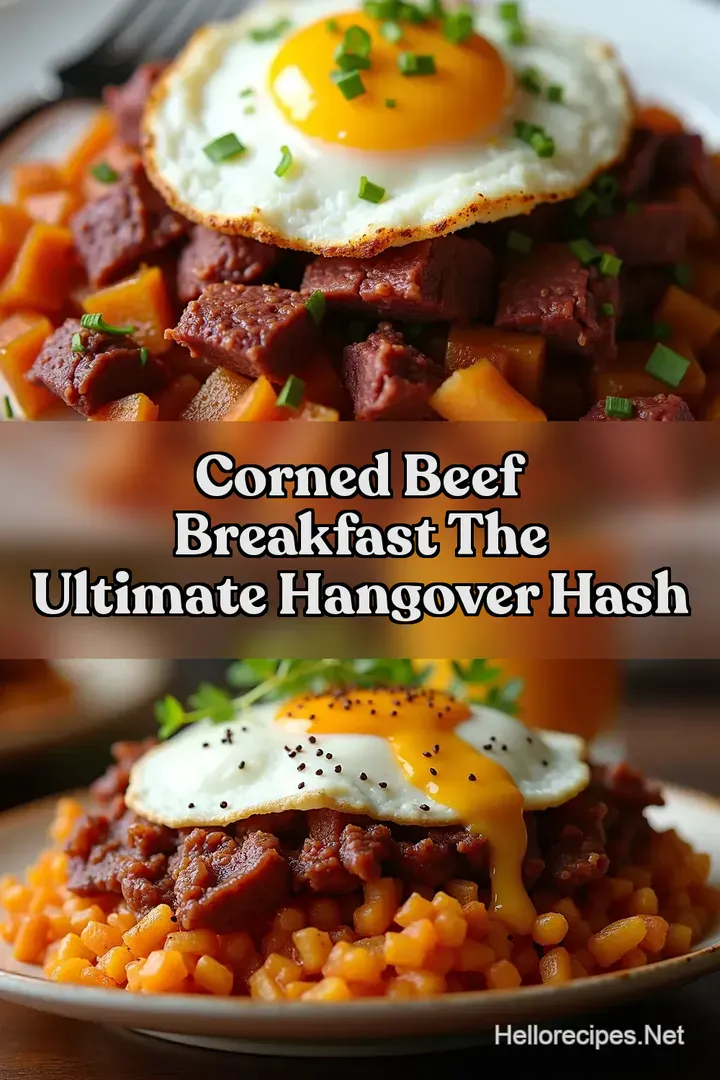 Corned Beef Breakfast The Ultimate Hangover Hash