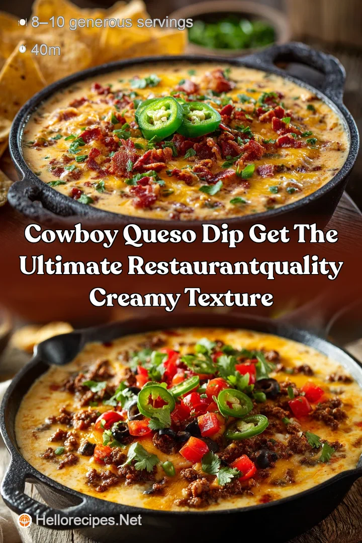 Cowboy Queso Dip Get the Ultimate RestaurantQuality Creamy Texture