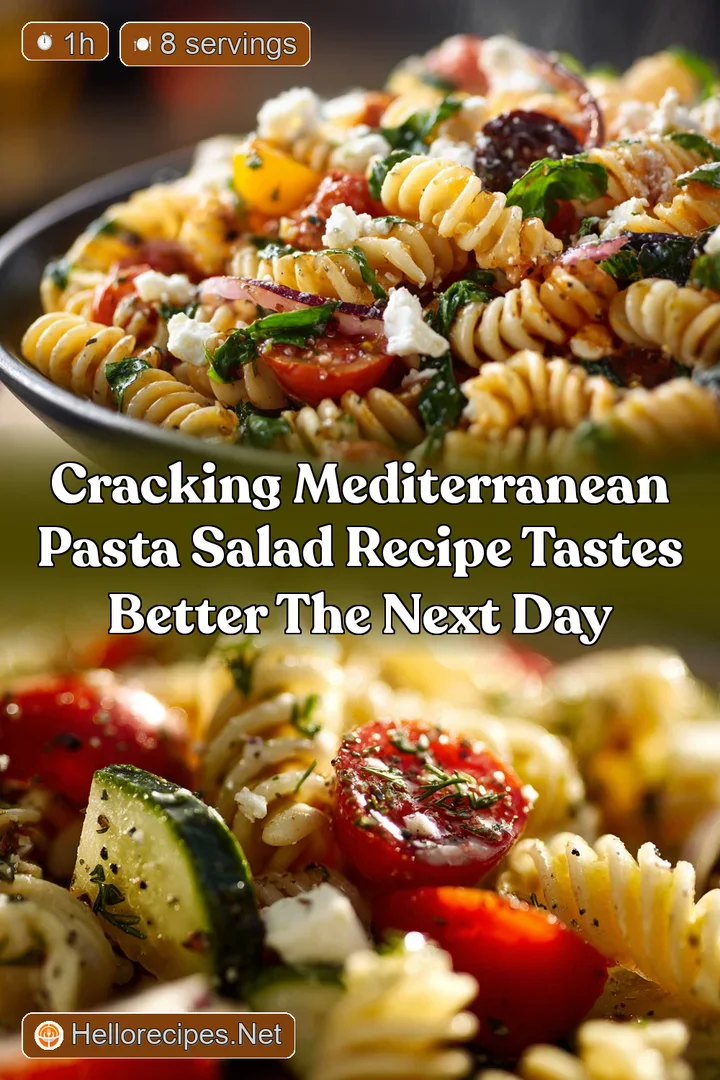 Cracking Mediterranean Pasta Salad Recipe Tastes Better the Next Day