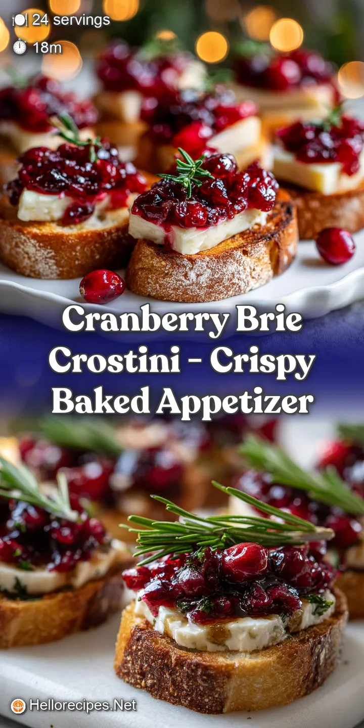 Close-up: bubbling, warm brie cheese, tart cranberries, and toasted bread creating a tempting, textured appetizer.