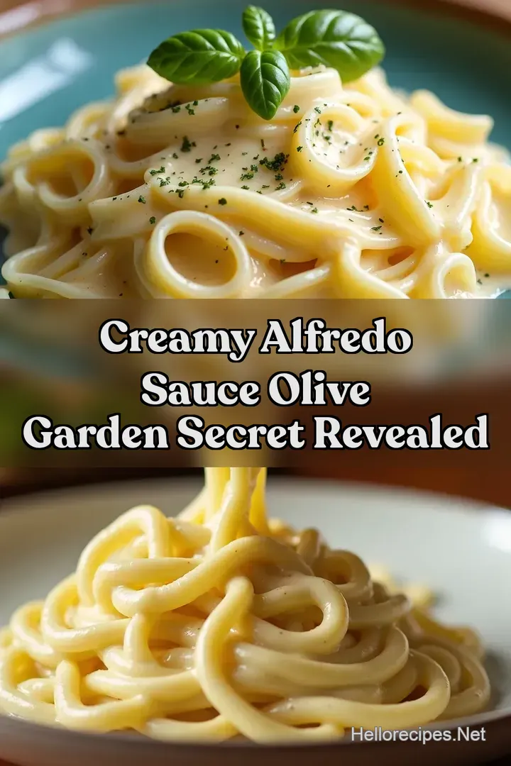 Creamy Alfredo Sauce Olive Garden Secret Revealed