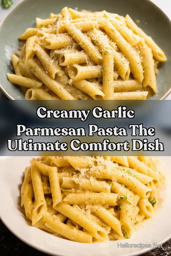 Creamy Garlic Parmesan Pasta The Ultimate Comfort Dish