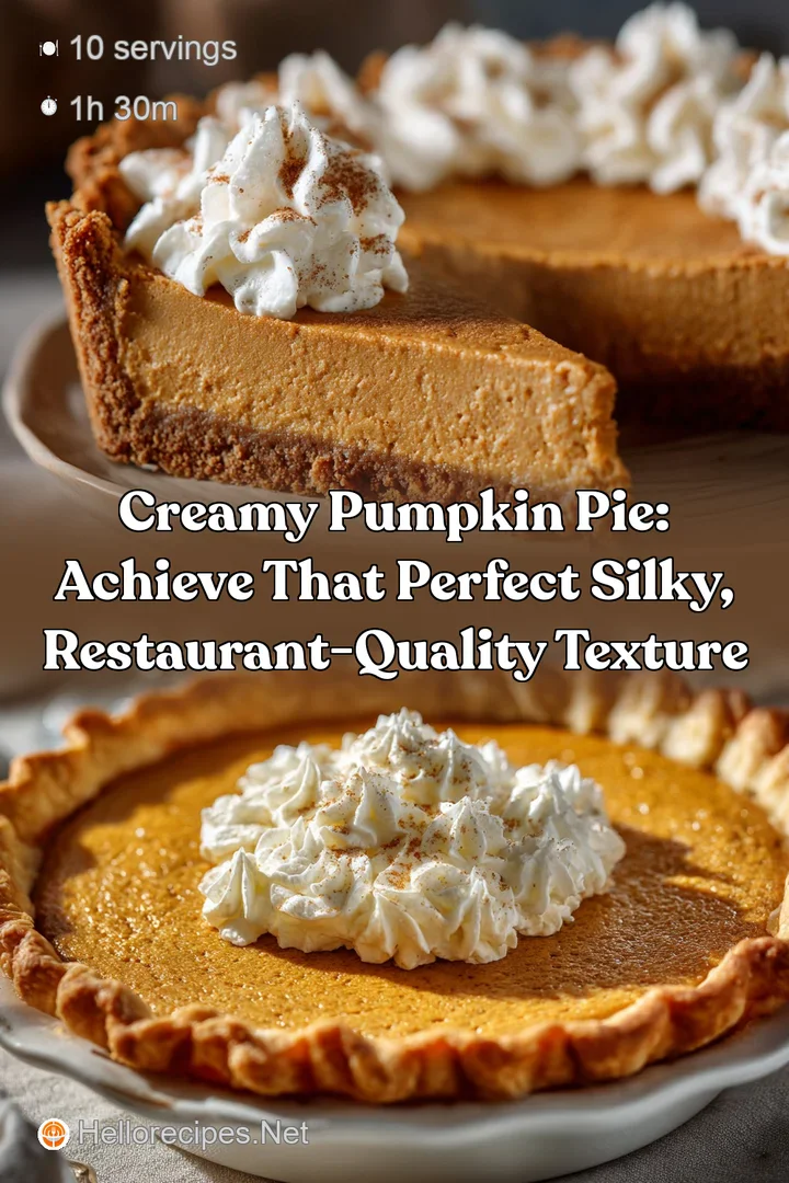 Creamy Pumpkin Pie: Achieve That Perfect Silky Restaurant-Quality Texture