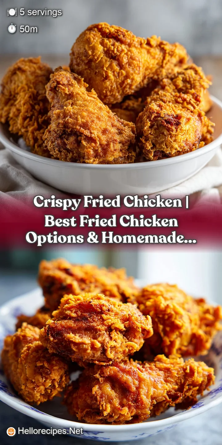 Extreme close-up of a succulent, juicy fried chicken thigh with a crunchy, craggy golden crust.