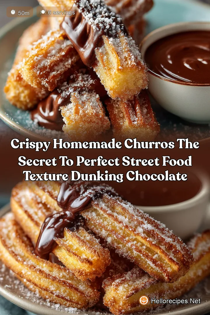 Crispy Homemade Churros The Secret to Perfect Street Food Texture Dunking Chocolate