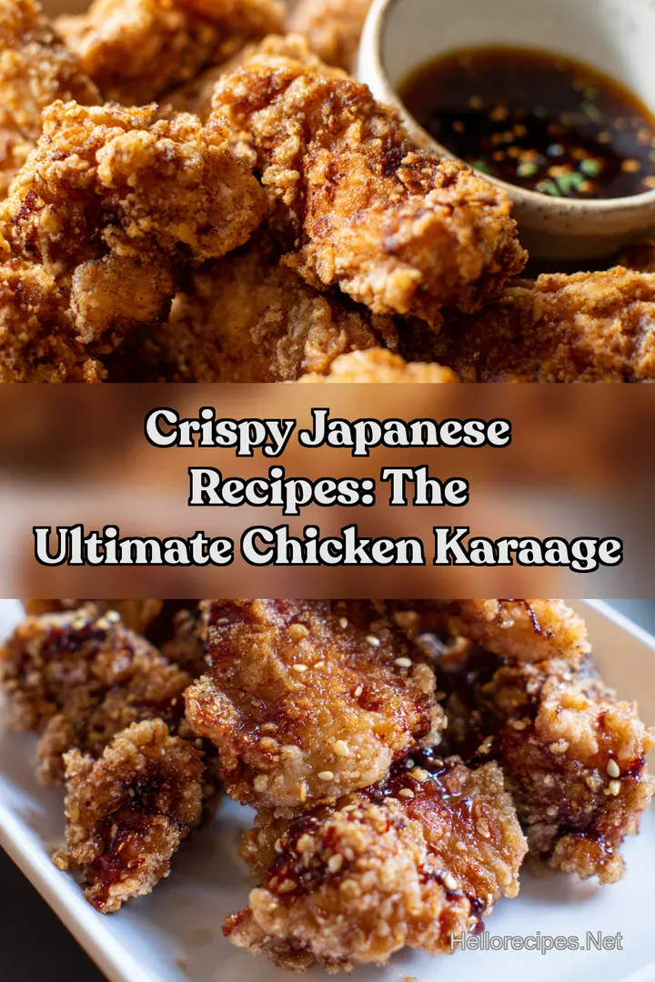 Crispy Japanese Recipes: The Ultimate Chicken Karaage : PIN FOR LATER Crispy Japanese Recipes: The Ultimate Chicken Karaage