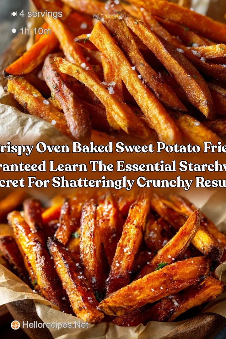 Crispy Oven Baked Sweet Potato Fries guaranteed Learn the essential starchwash secret for shatteringly crunchy results