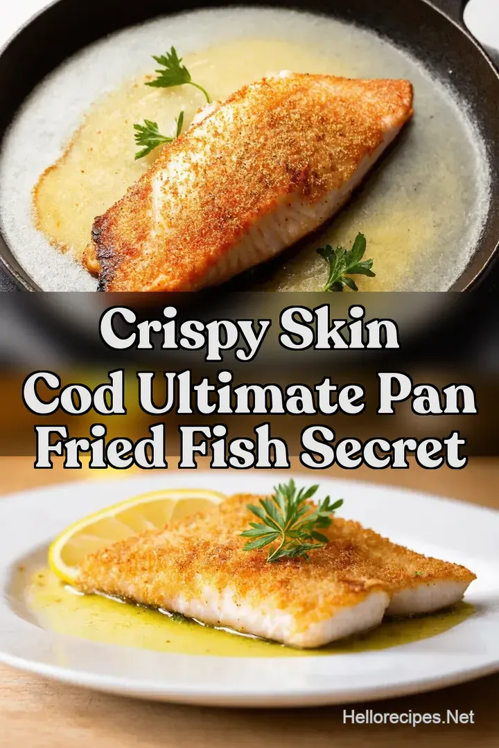 Crispy Skin Cod Ultimate Pan Fried Fish Secret