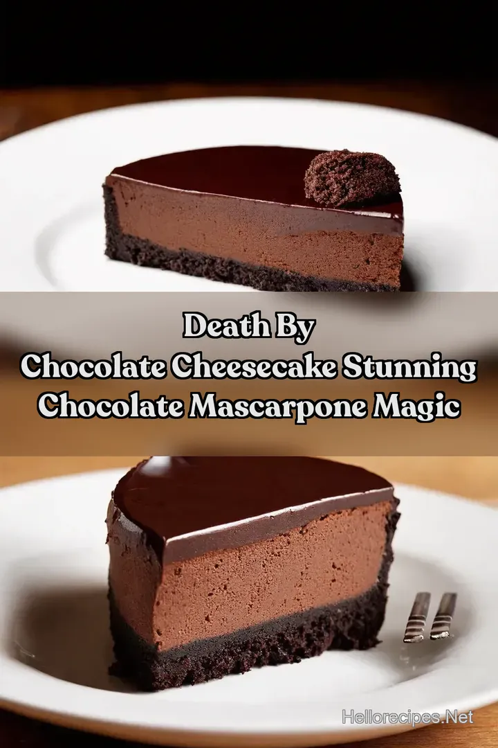 Death By Chocolate Cheesecake Stunning Chocolate Mascarpone Magic