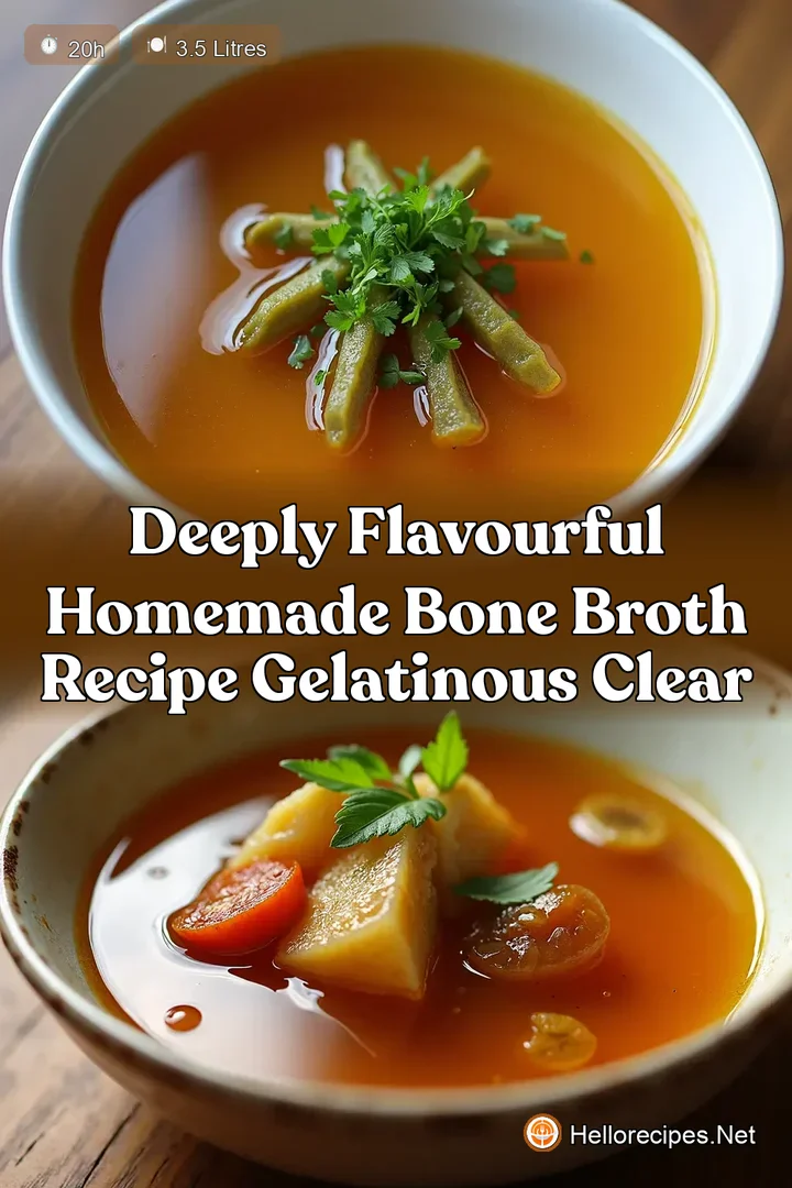 Deeply Flavourful Homemade Bone Broth Recipe Gelatinous Clear
