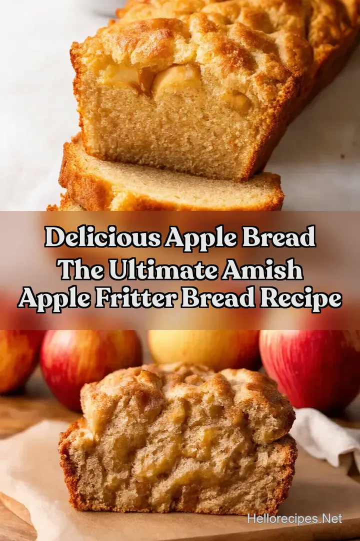 Delicious Apple Bread The Ultimate Amish Apple Fritter Bread Recipe