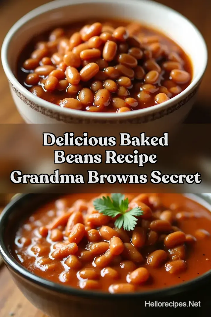 Delicious Baked Beans Recipe Grandma Browns Secret